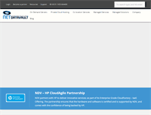 Tablet Screenshot of netdatavault.com